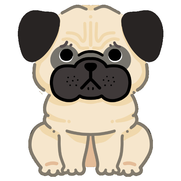 パグ イラスト