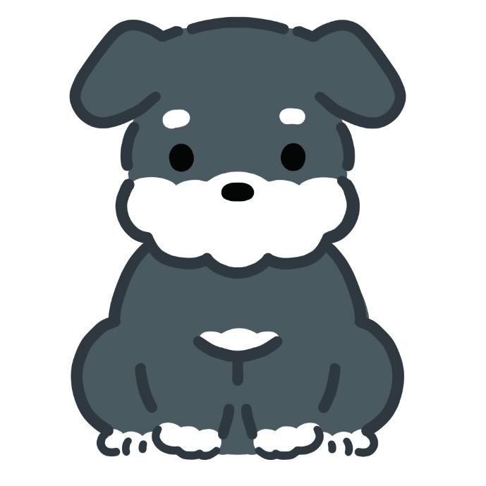 シュナ グレー イラスト